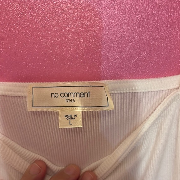 Striped White and Multicolor Women's Romper - Picture 4 of 6